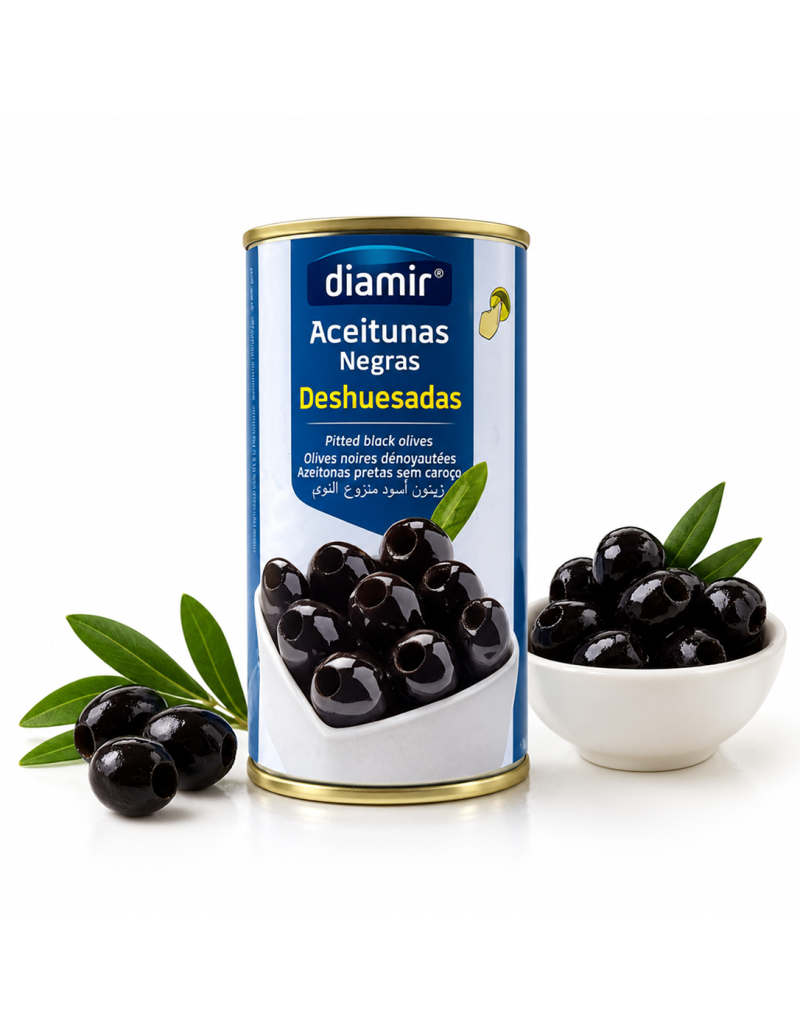 Diamir - černé olivy bez pecek