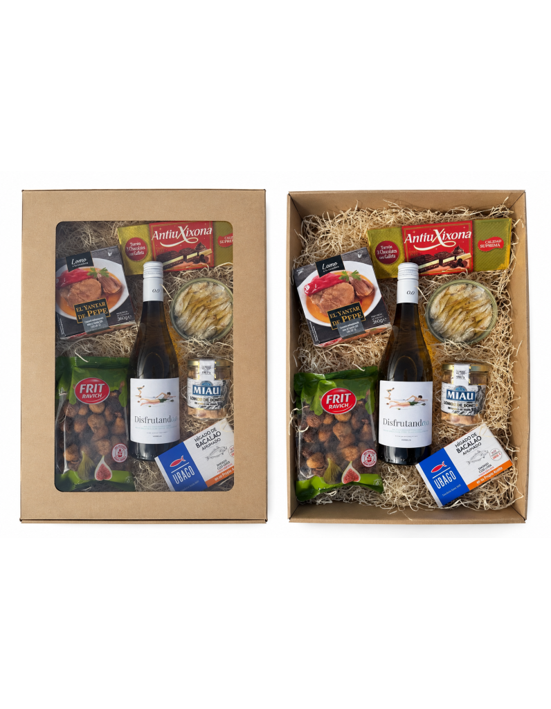 Dárkový balíček španělských delikates – Disfrutando 0.0, sladké a slané speciality
