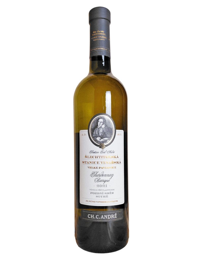 Šlechtitelská stanice vinařská Chardonnay - CH.C. André - barrique
