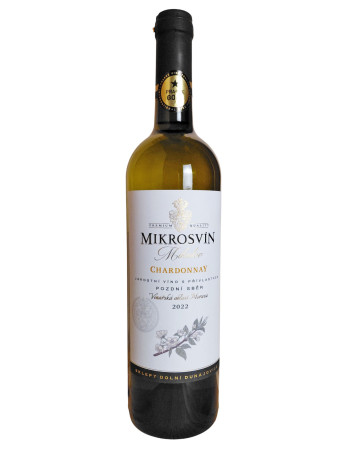 Vinařství Mikrosvín Mikulov Chardonnay - Flower Line