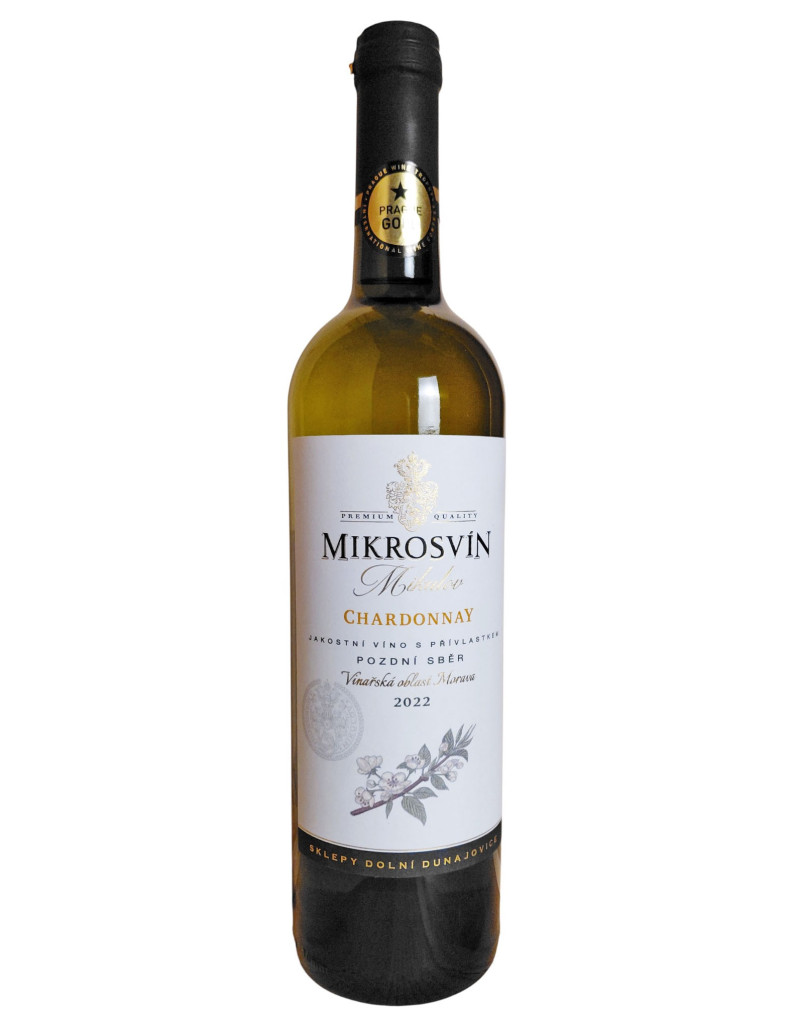 Vinařství Mikrosvín Mikulov Chardonnay - Flower Line