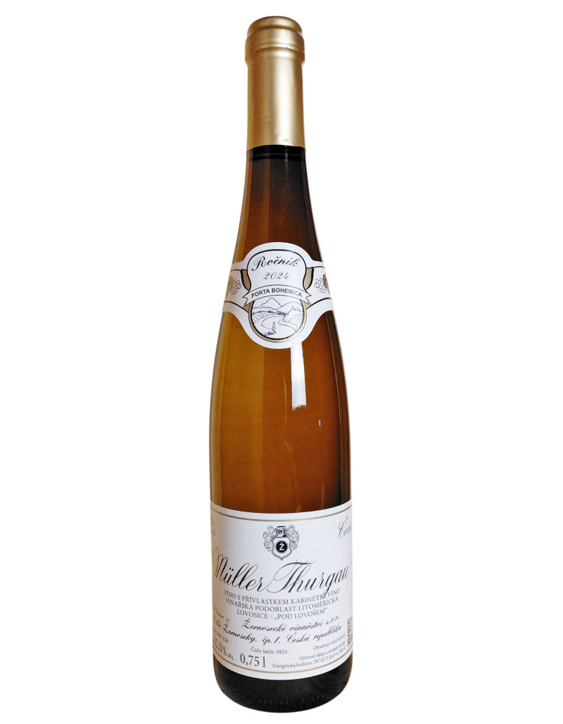 Žernosecké zámecké vinařství Müller Thurgau